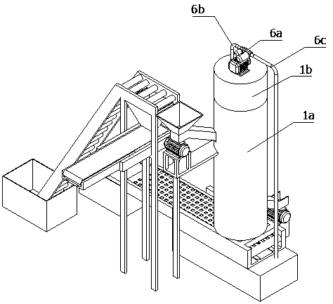 Device used for automatic peeling of potatoes