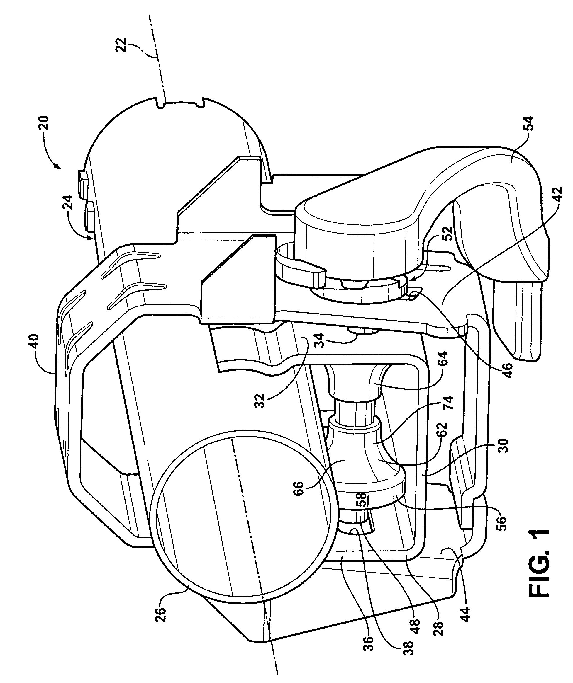 Steering column assembly having rollers to reduce friction during column collapse