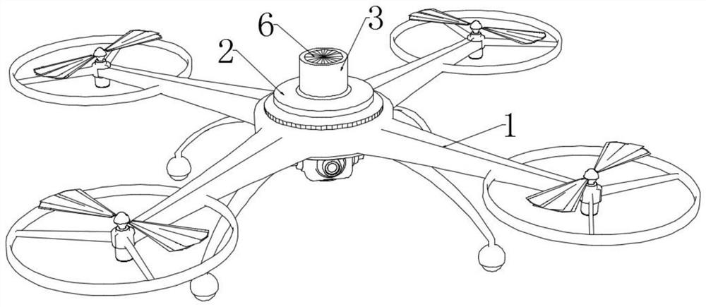 Unmanned aerial vehicle with PM2.5 air content detection function