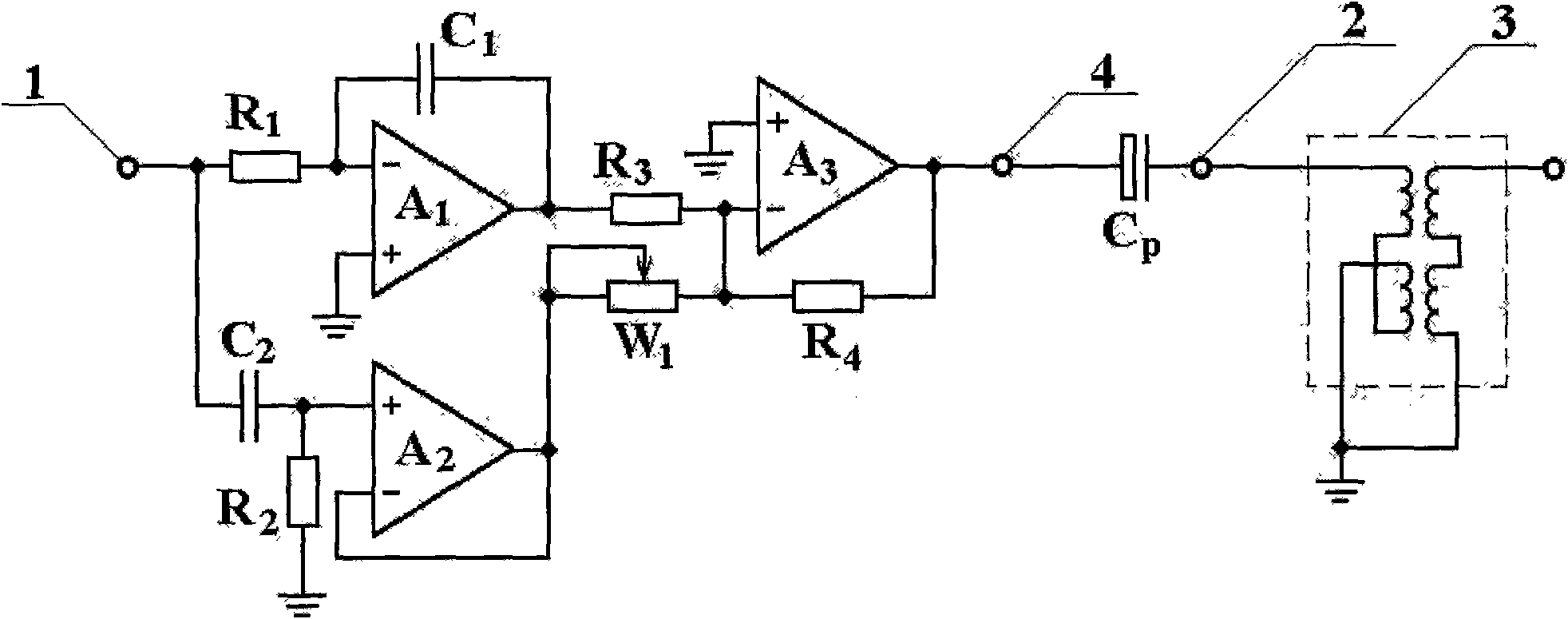 Exciting circuit of flux gate sensor