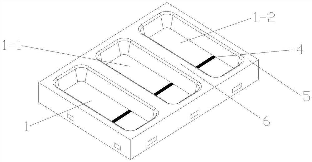 Novel LED three-cup support structure