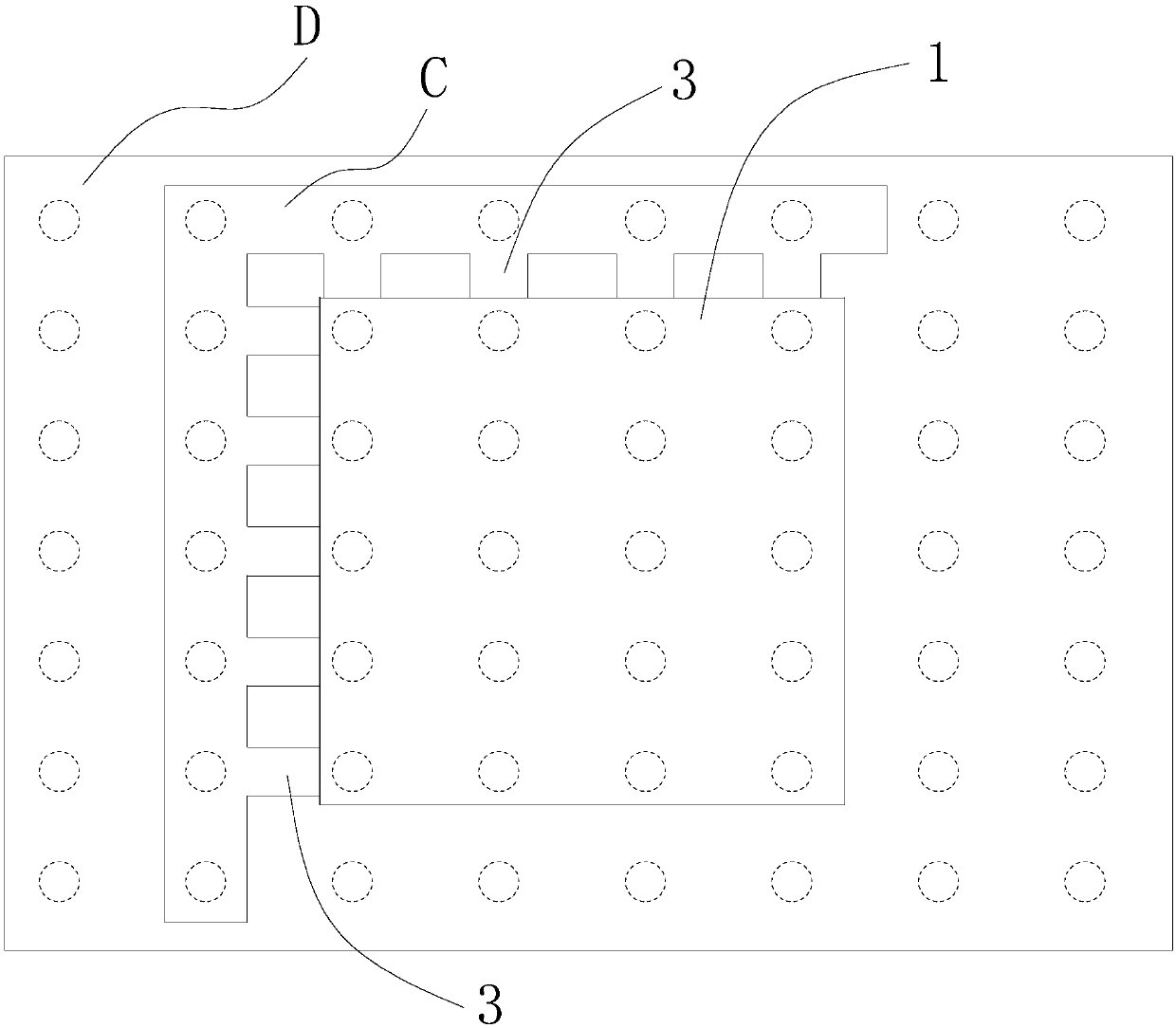 Foundation pit structure and construction method thereof