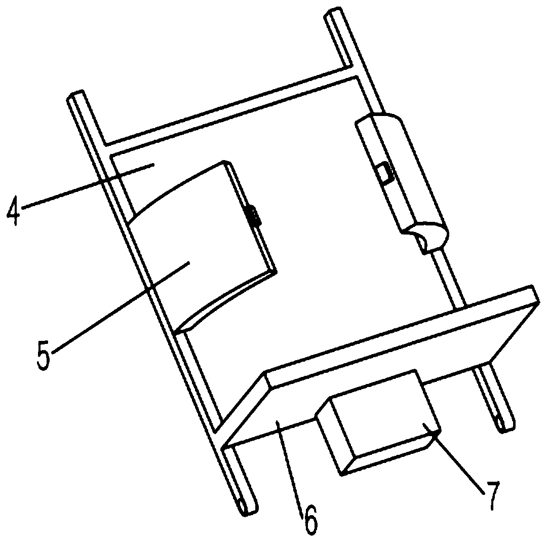 Trolley suitable for different stair heights