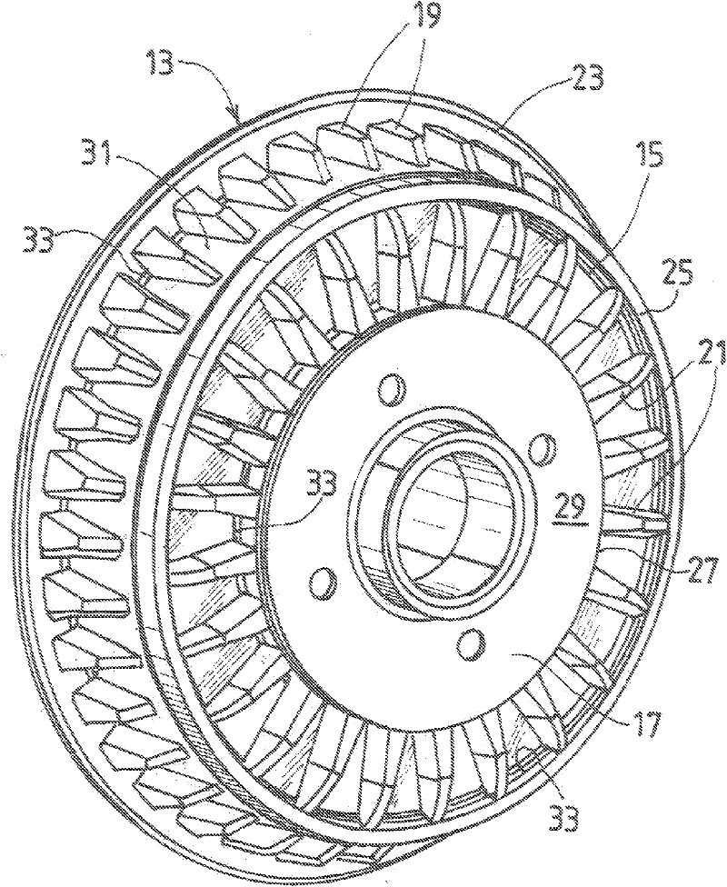 Improved drum and drum hub for a heat exchange brake, particularly for an automobile, and thus-fitted vehicle