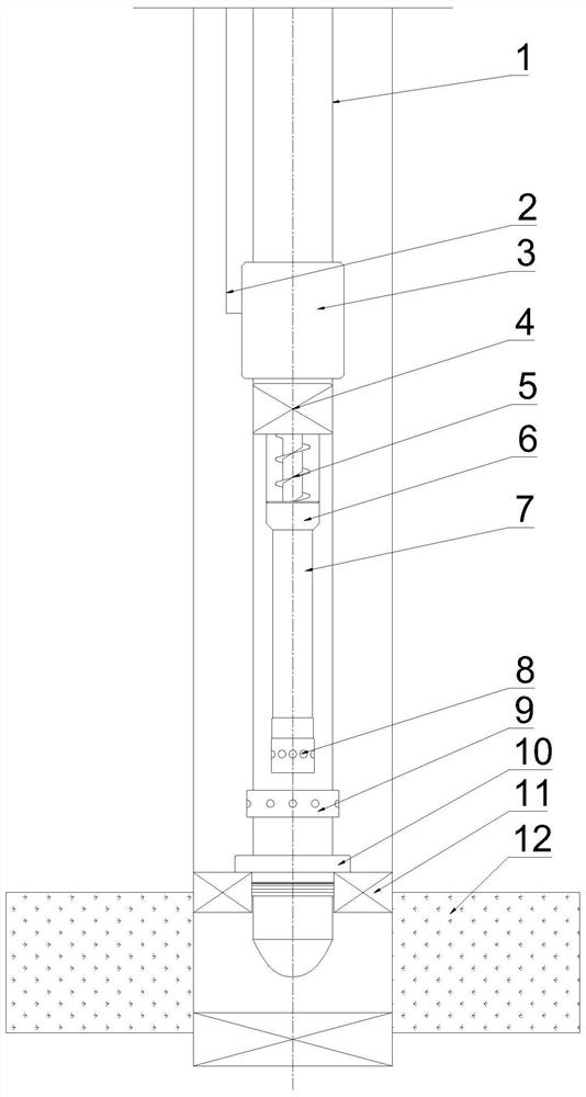 A liquid drainage gas collection string and its production method