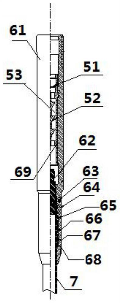 A liquid drainage gas collection string and its production method