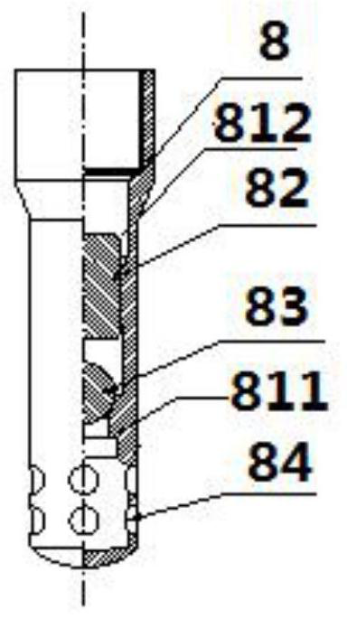 A liquid drainage gas collection string and its production method