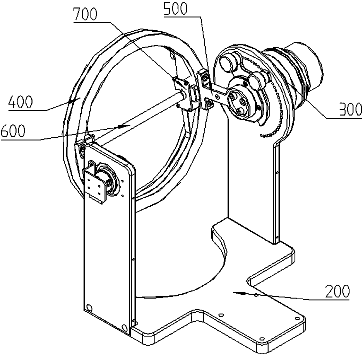 Holding mechanism of wrist rehabilitation training device