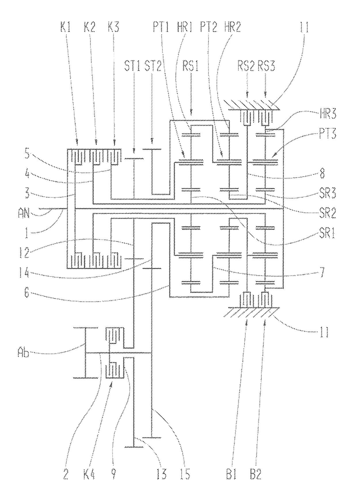 Multi-speed transmission in planetary design