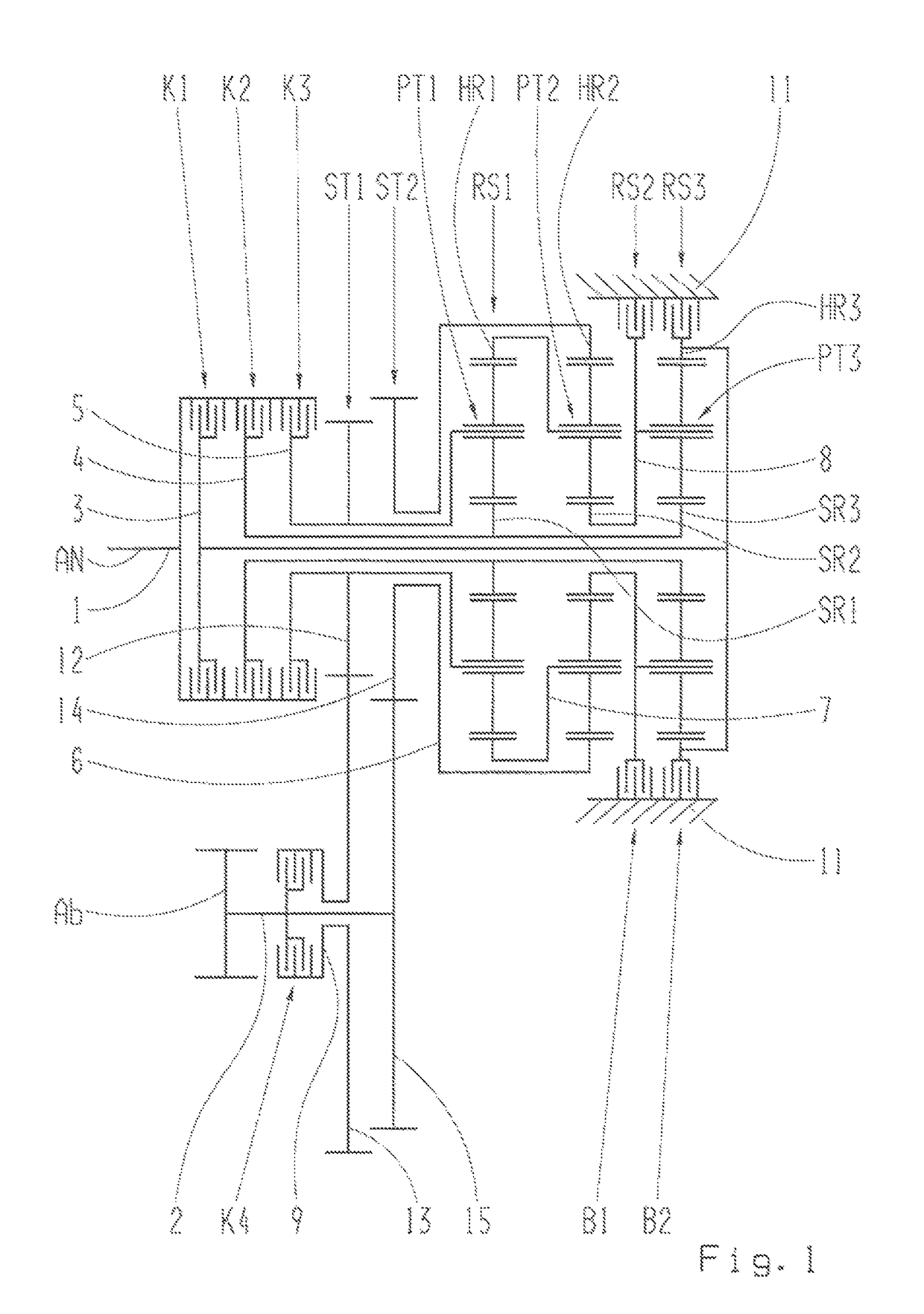 Multi-speed transmission in planetary design