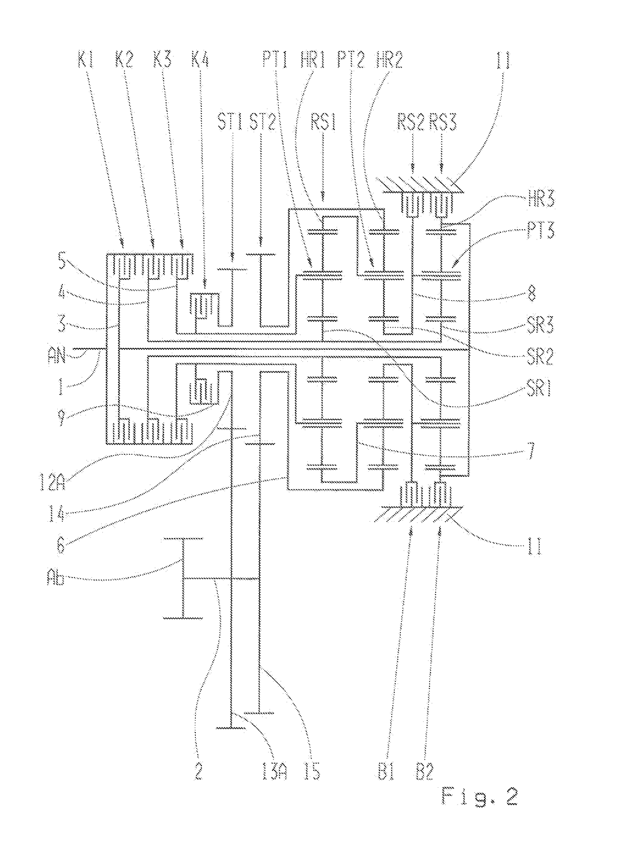 Multi-speed transmission in planetary design