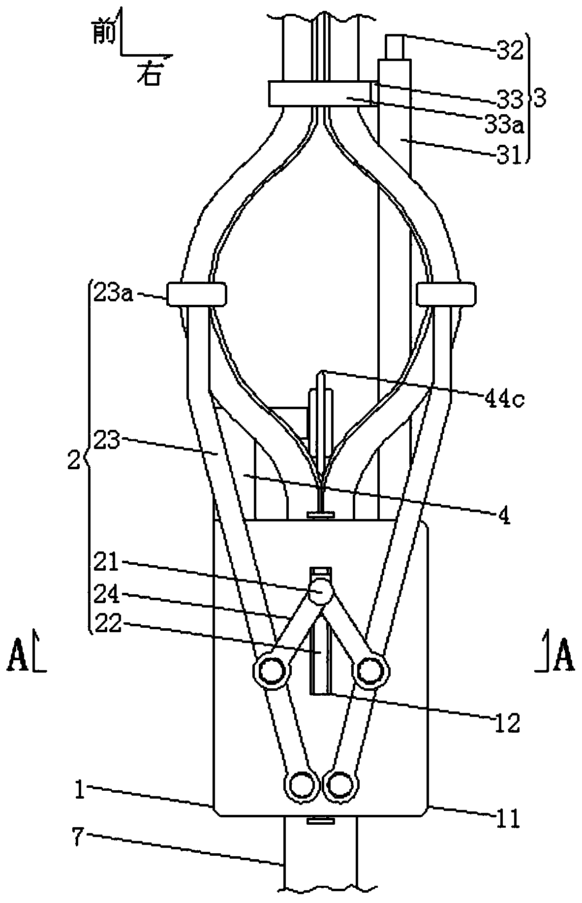 Twin-core cable surface treatment device suitable for smart grid