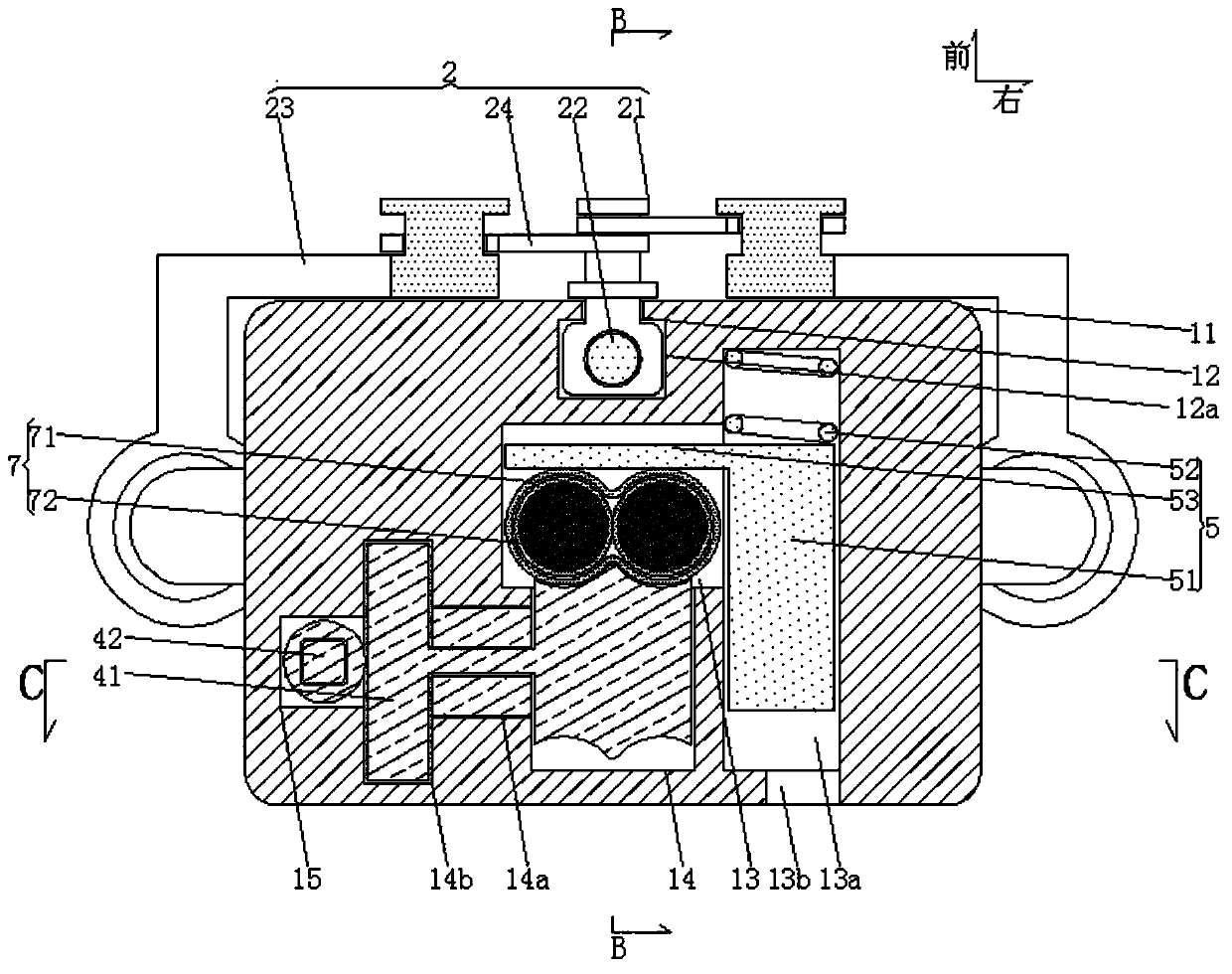 Twin-core cable surface treatment device suitable for smart grid