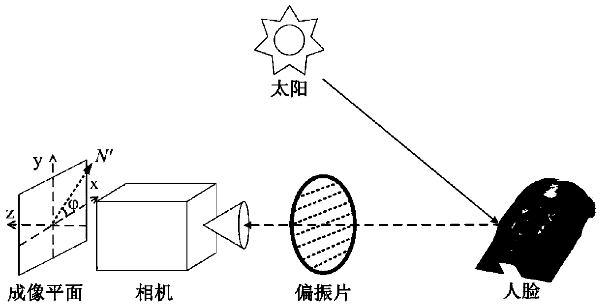 Passive polarization three-dimensional reconstruction method based on CNN correction