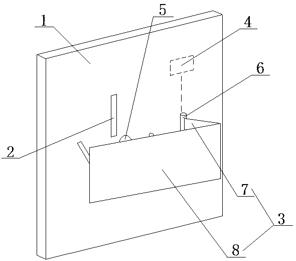 A trigger-type self-protective socket panel