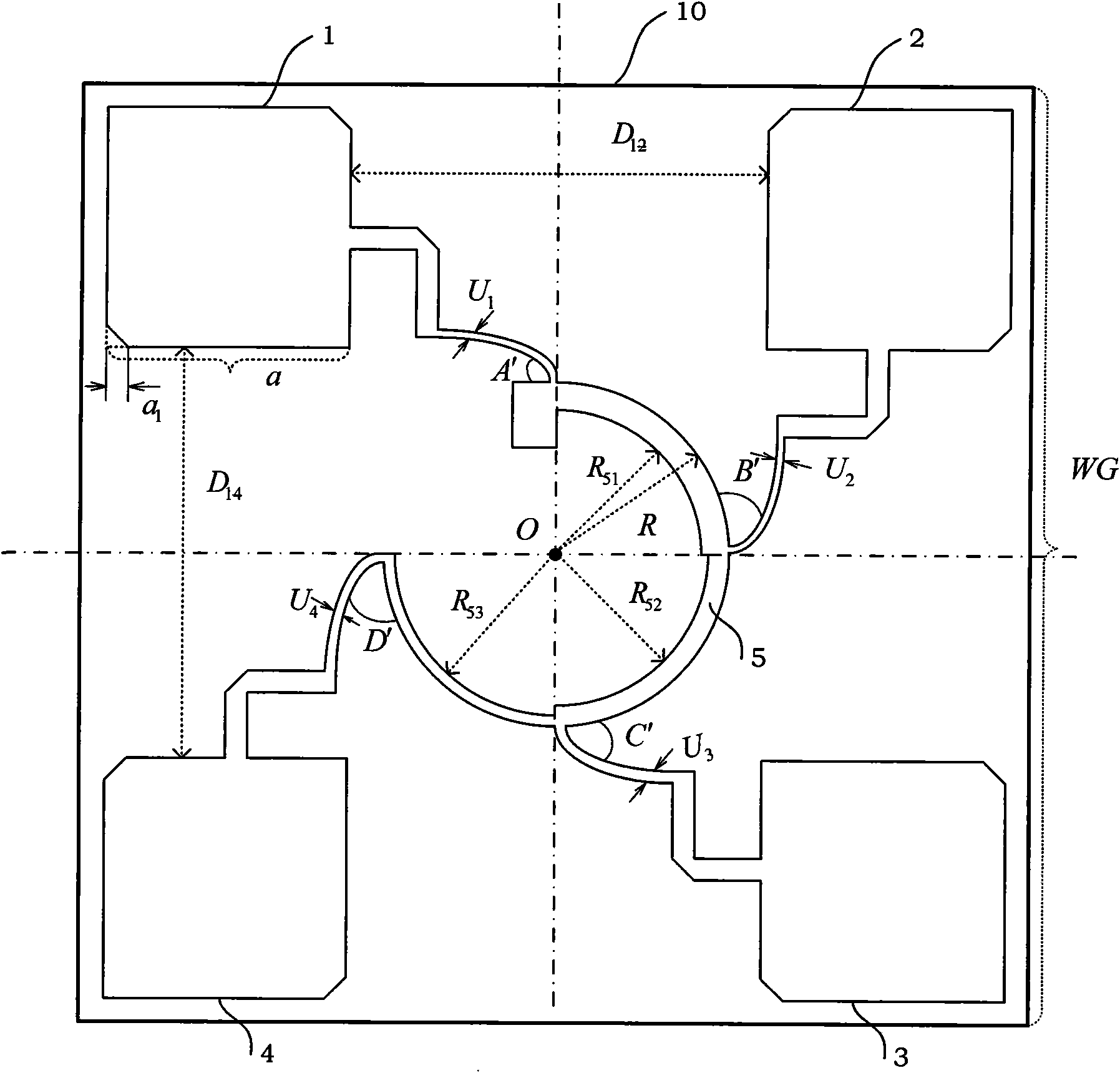 Microstrip sequential rotation array antenna based on series and parallel feeding network