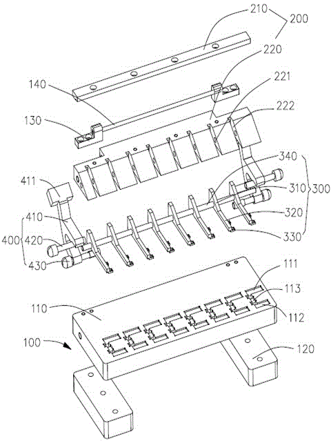 Welding clamp of lithium ion battery breaker