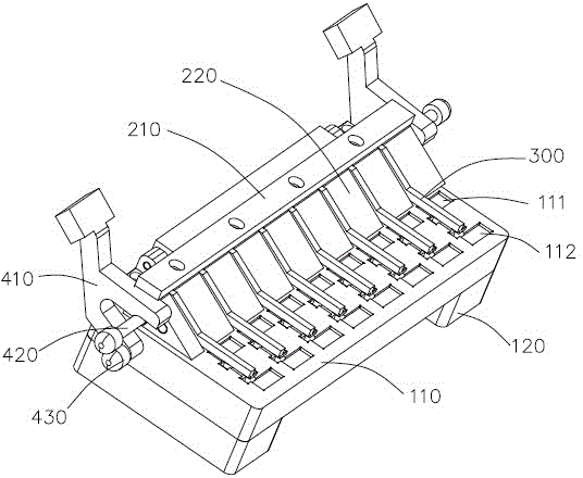 Welding clamp of lithium ion battery breaker