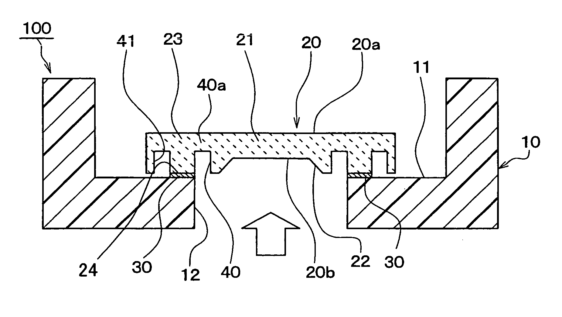 Pressure sensing element and sensor incorporating the same