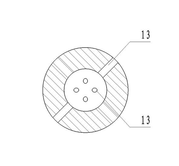 Effervescent atomization medicament applying spray head