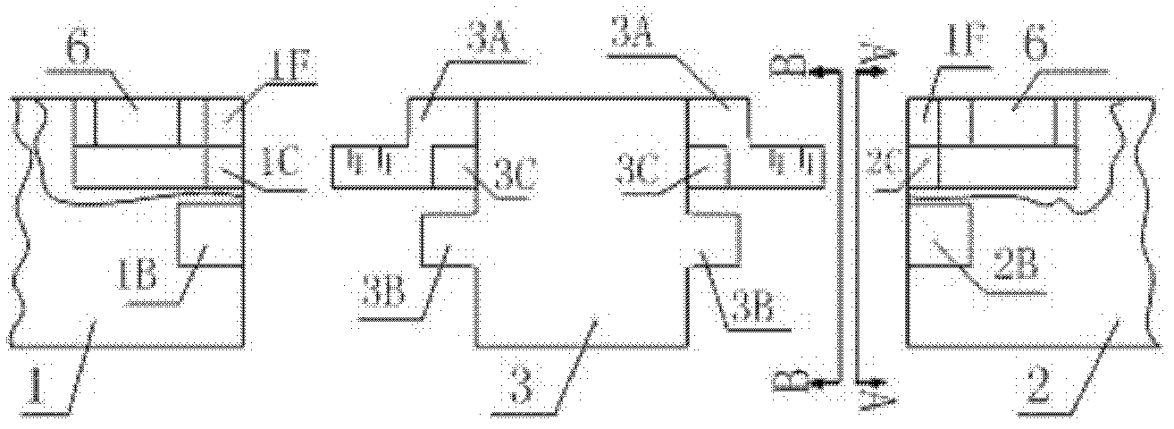 Joint for track panel and manufacturing and installing method