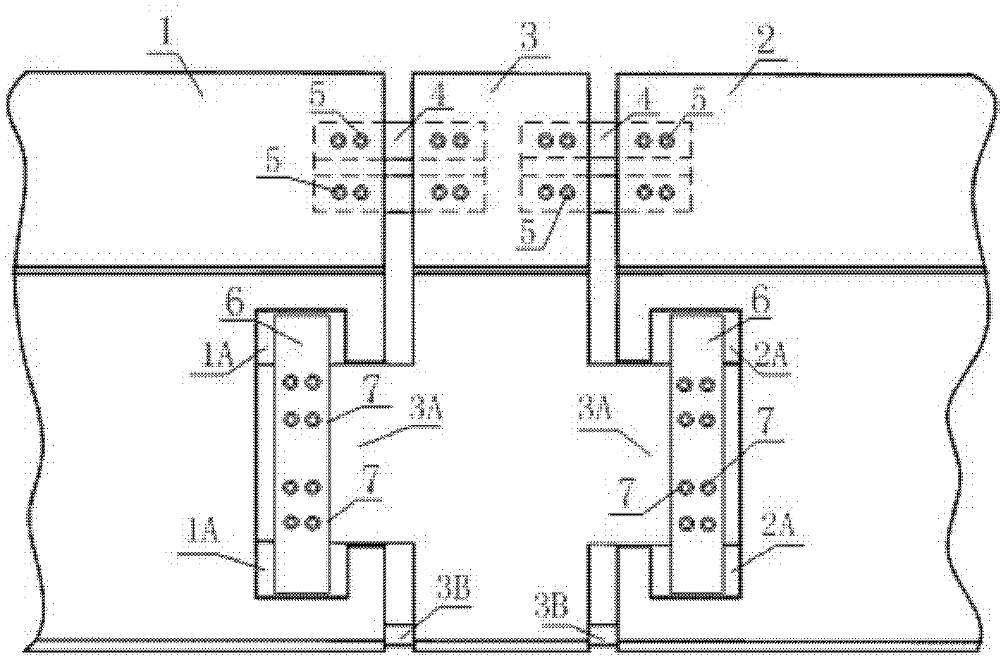 Joint for track panel and manufacturing and installing method