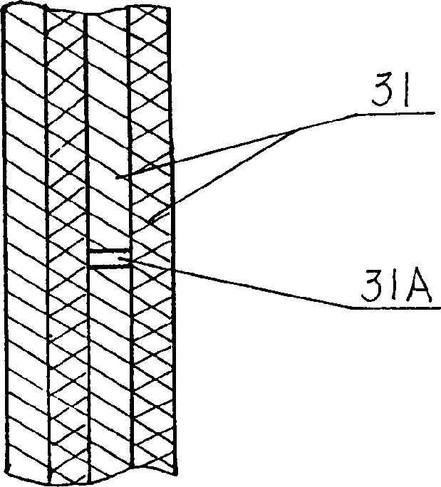 Internal fuse protective dry self-healing high-voltage capacitor element