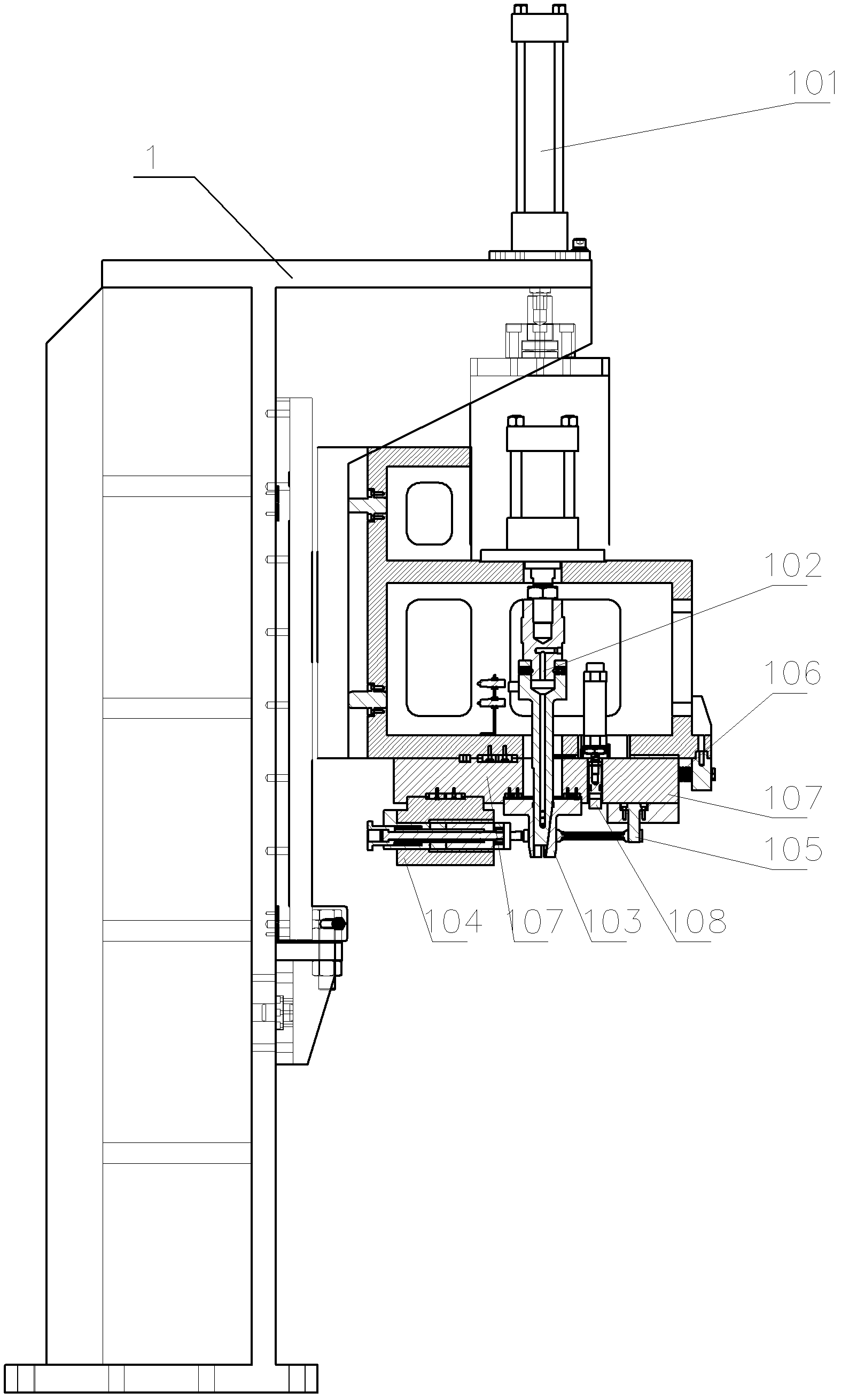 Connecting rod expanding-cracking lathe