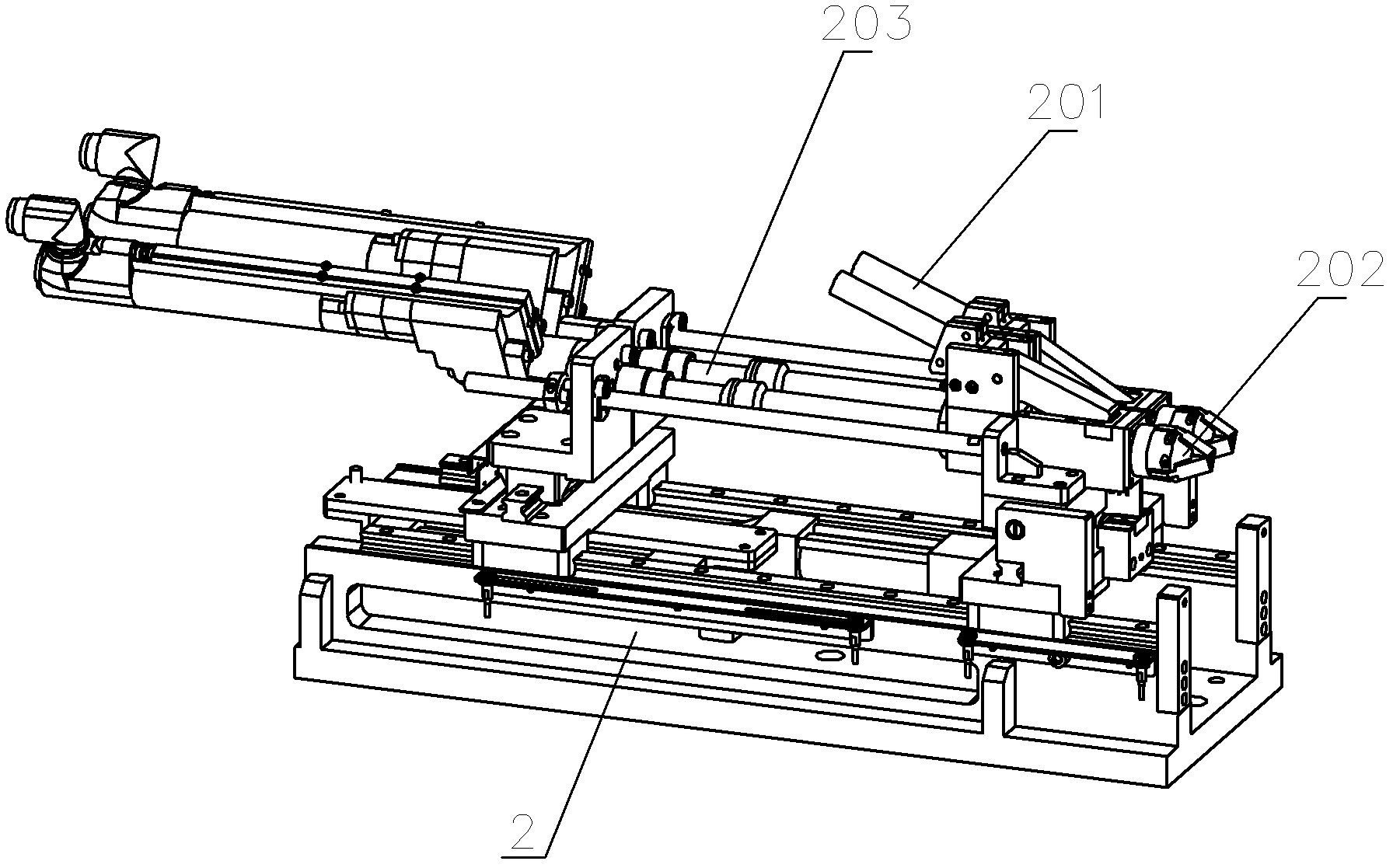 Connecting rod expanding-cracking lathe