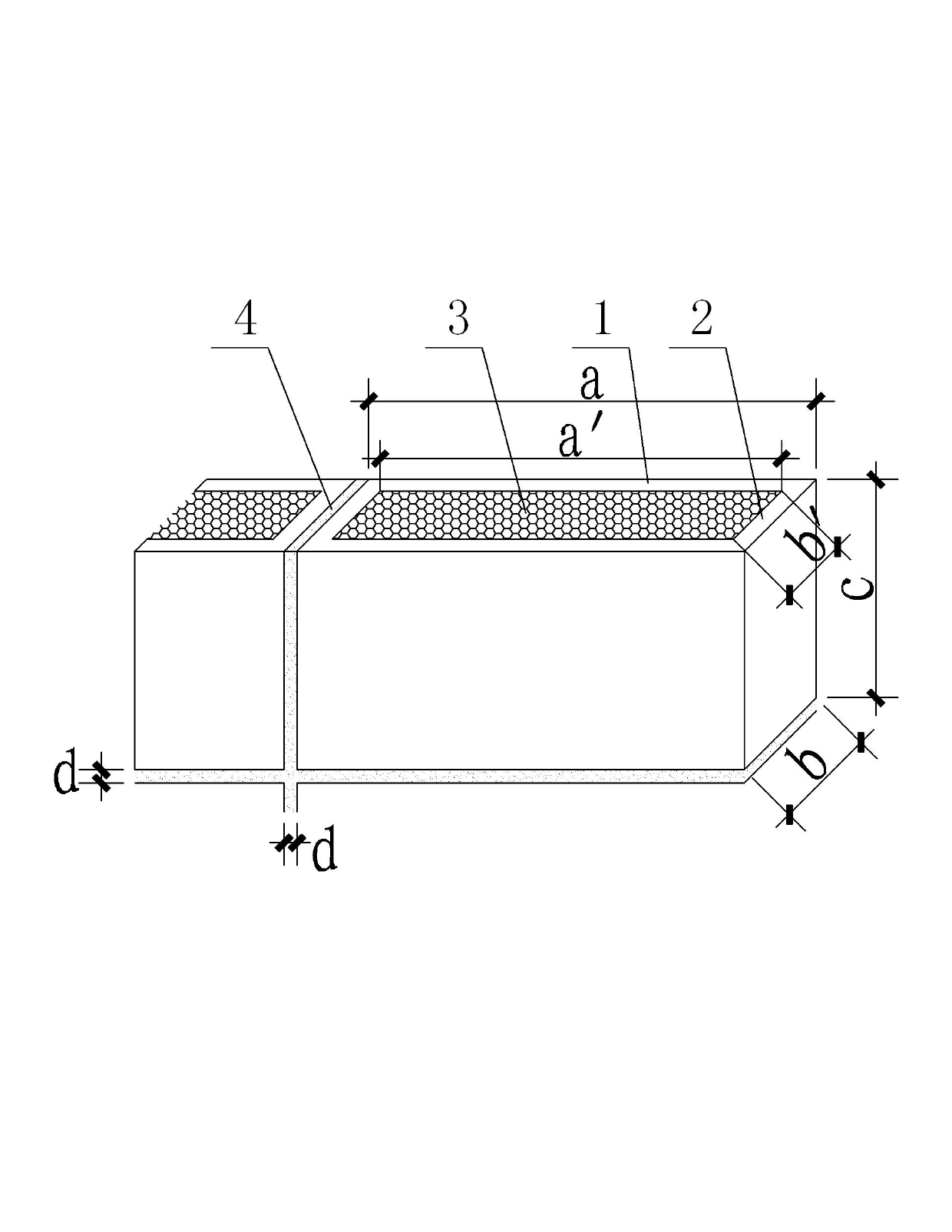 Self-insulation composite concrete self-supporting building block