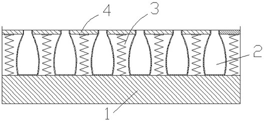 Shed cave with anti-rockfall impact energy dissipation mat and anti-rockfall impact energy dissipation mat