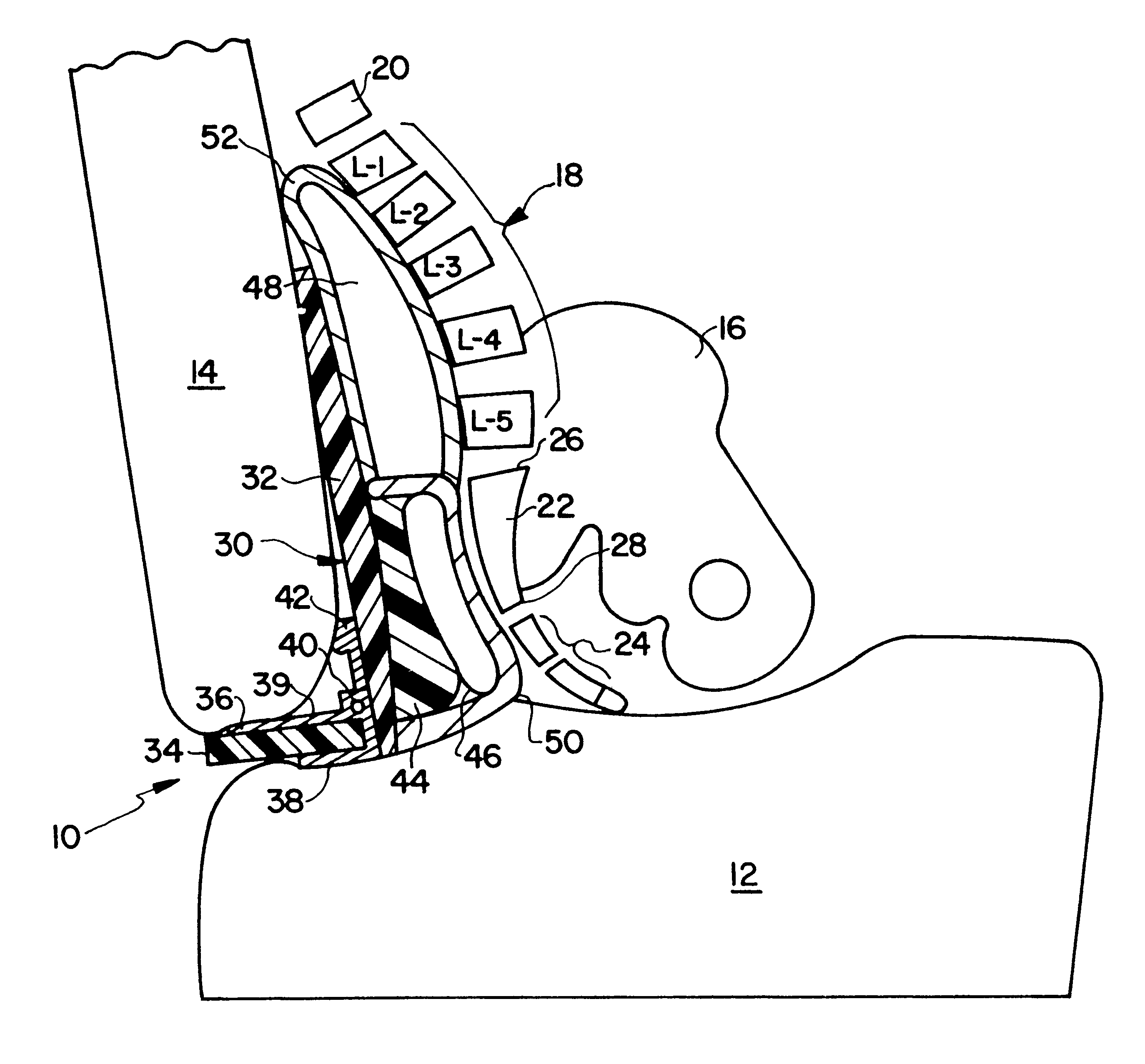 Spinal support system for seating