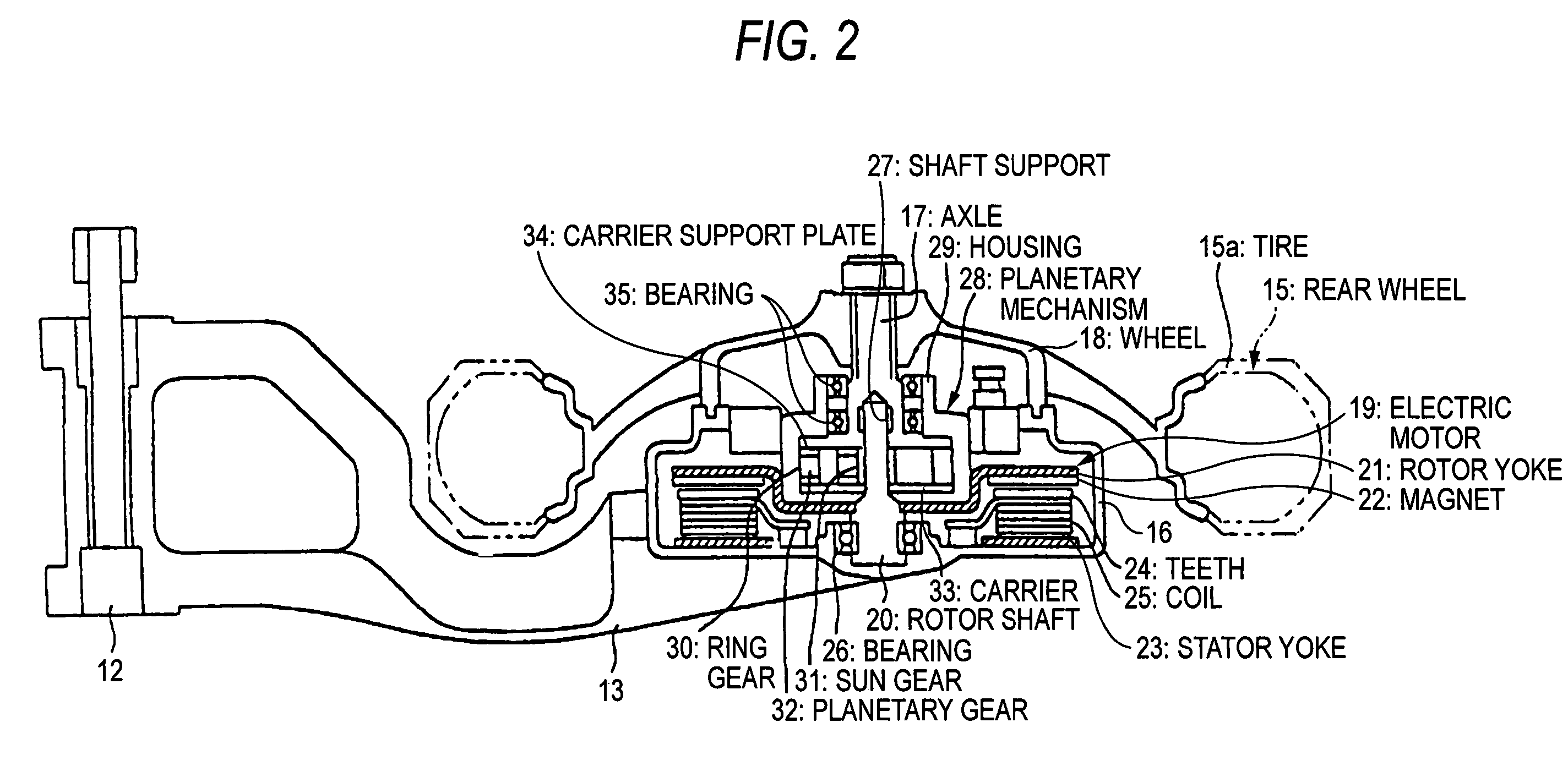 Axial gap type rotating electric machine