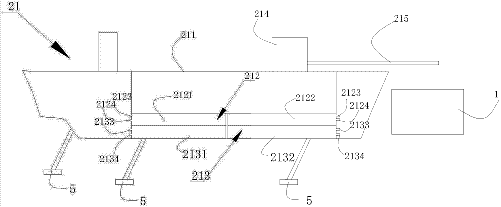 Sea sand desalination-based processing process