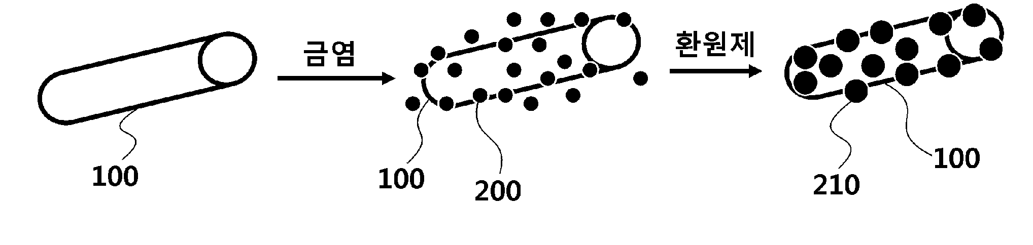 Gold nanoparticle-halloysite nanotube and method of forming the same