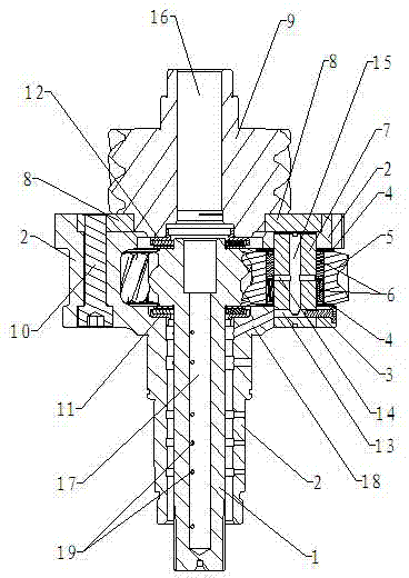 Planet row and assembly process thereof