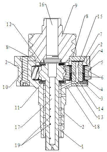 Planet row and assembly process thereof