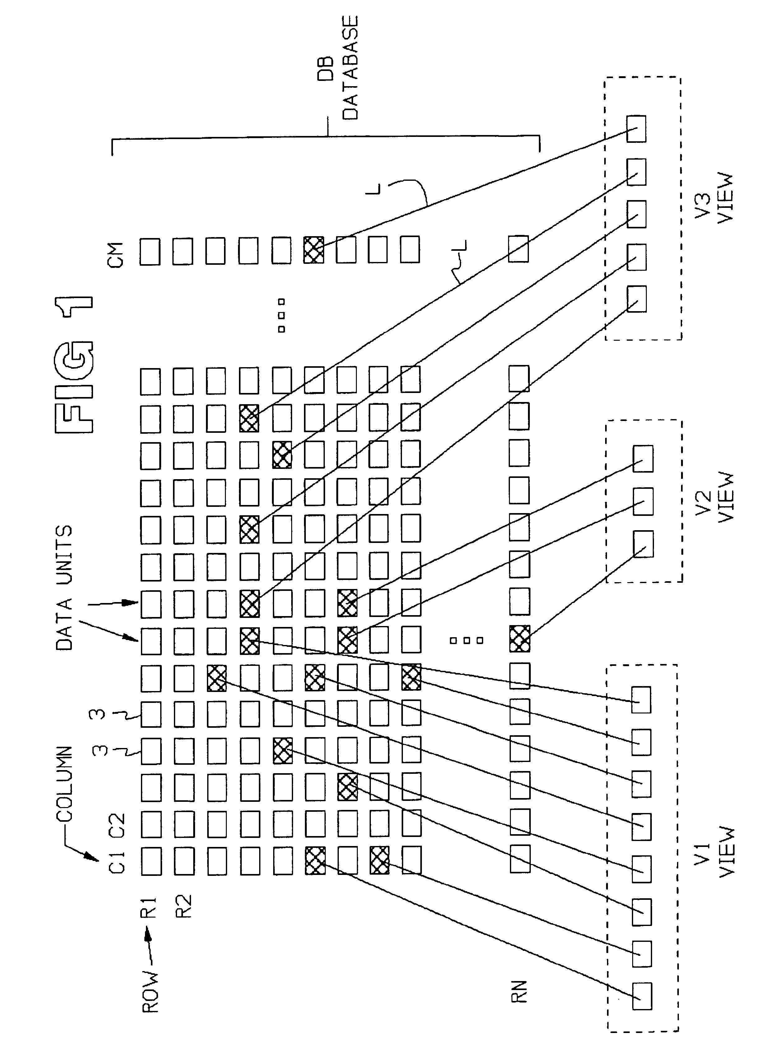 Concurrency control in materialized views of a database