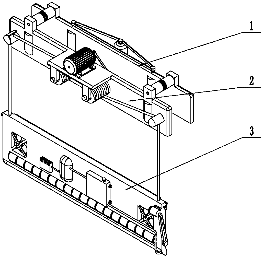 Cleaning device for outdoor wall