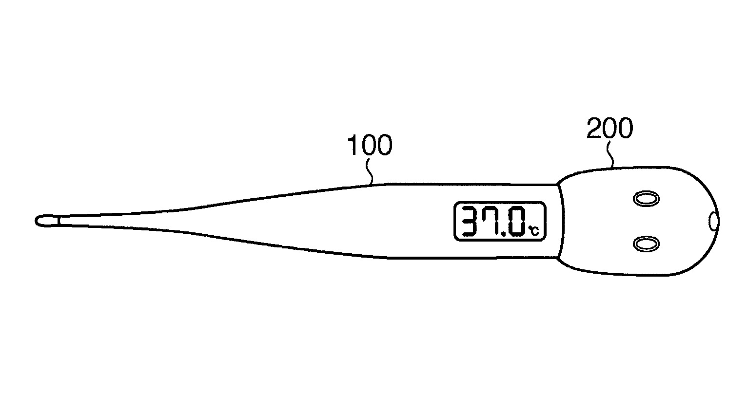 Electronic clinical thermometer attachment unit and control method therefor