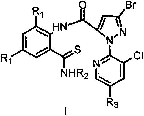 3,5-dihalothiobenzamide insecticides