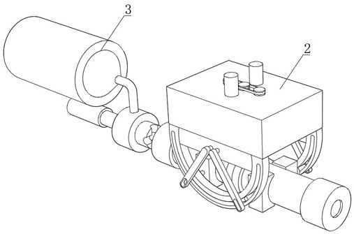 Benzene volatile organic component efficient detection device and detection method