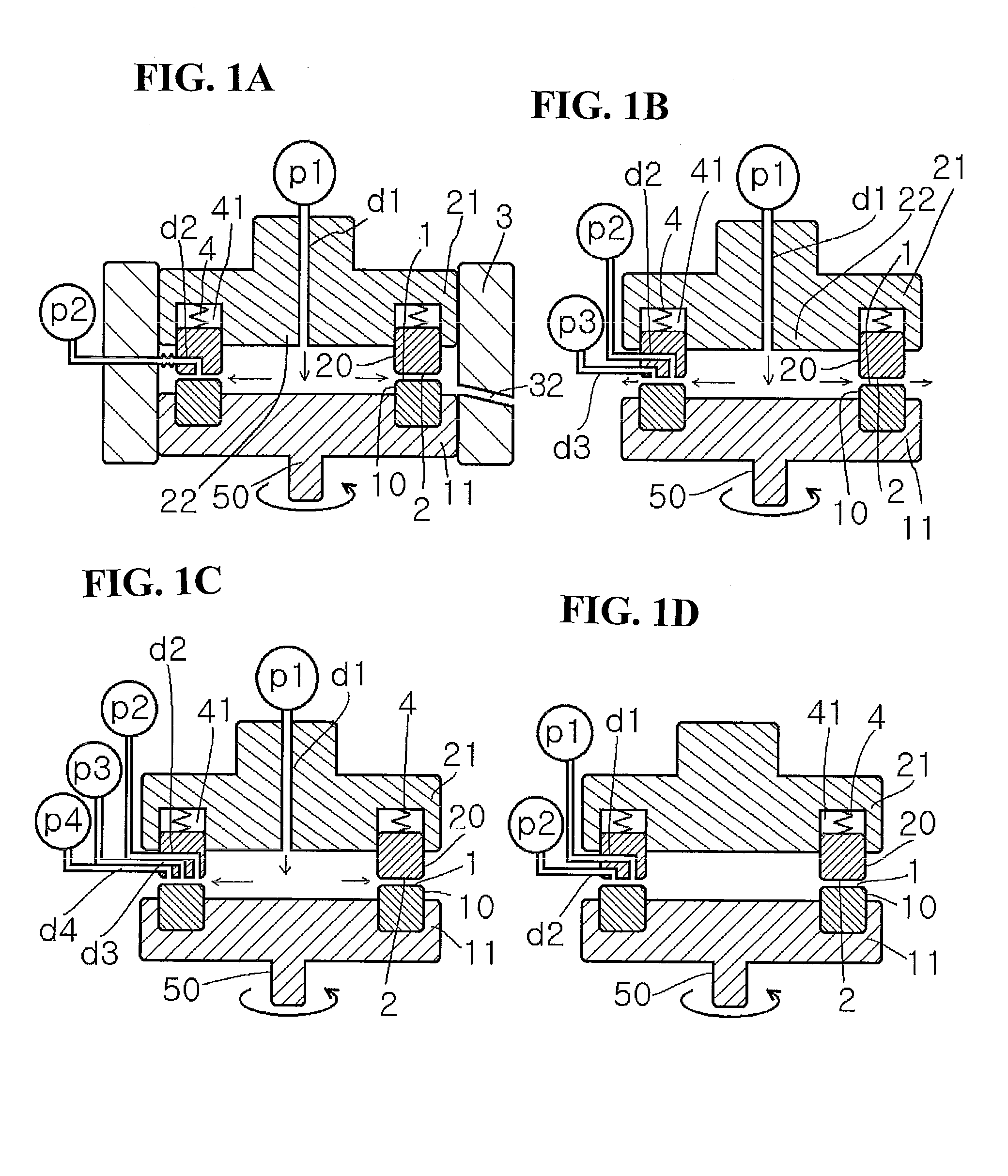 Method for producing nanoparticles by forced ultrathin film rotary processing