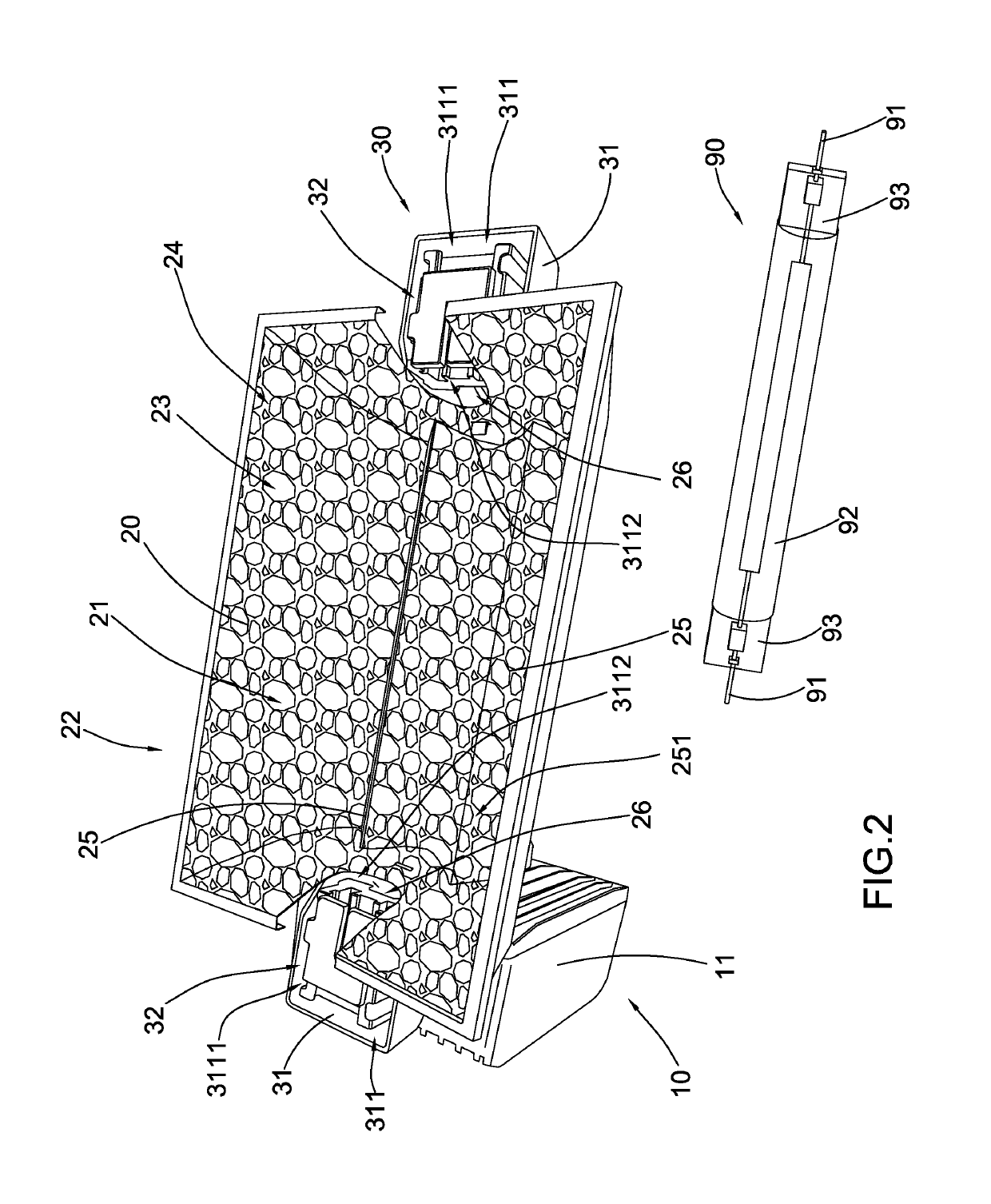 Lighting system with ceramic socket arrangement