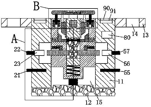 Improved-type energy-saving and power-saving control device used for enterprises