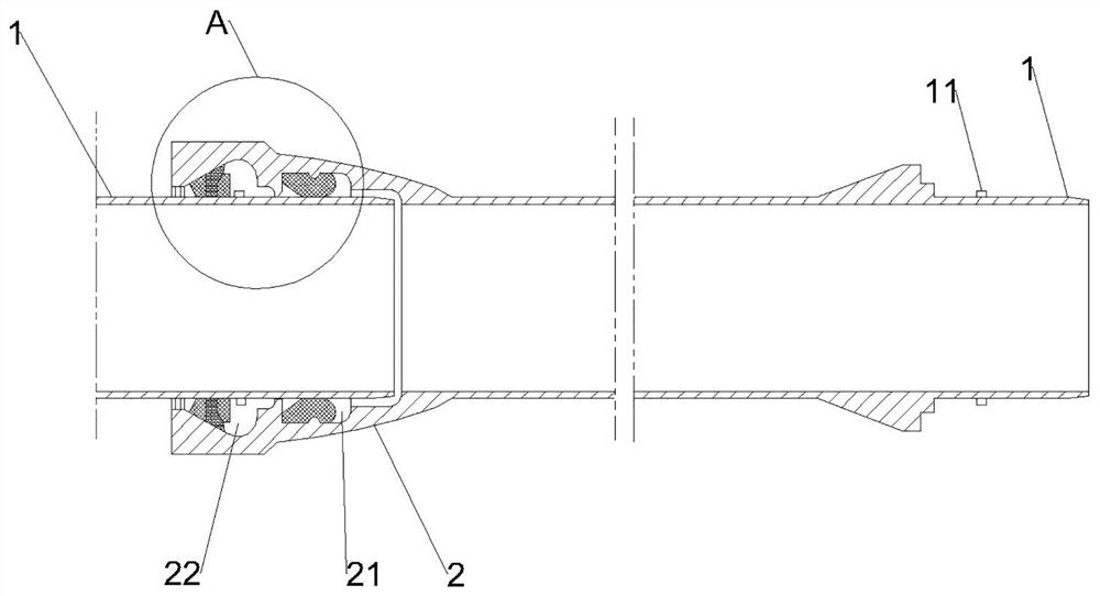 A manufacturing process of double-socket nodular cast iron pipe