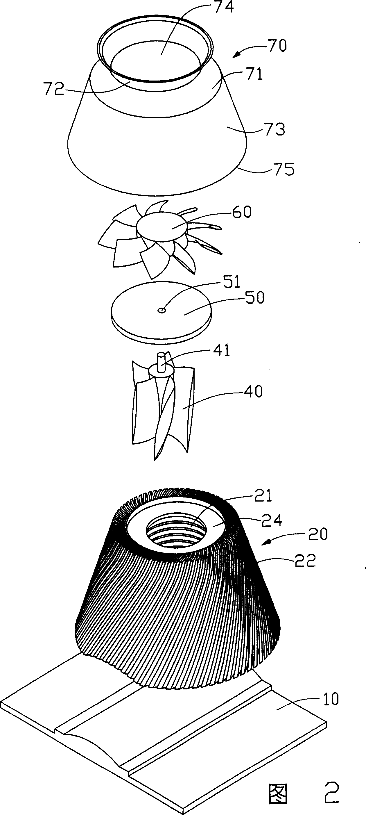 Liquid cooling radiator