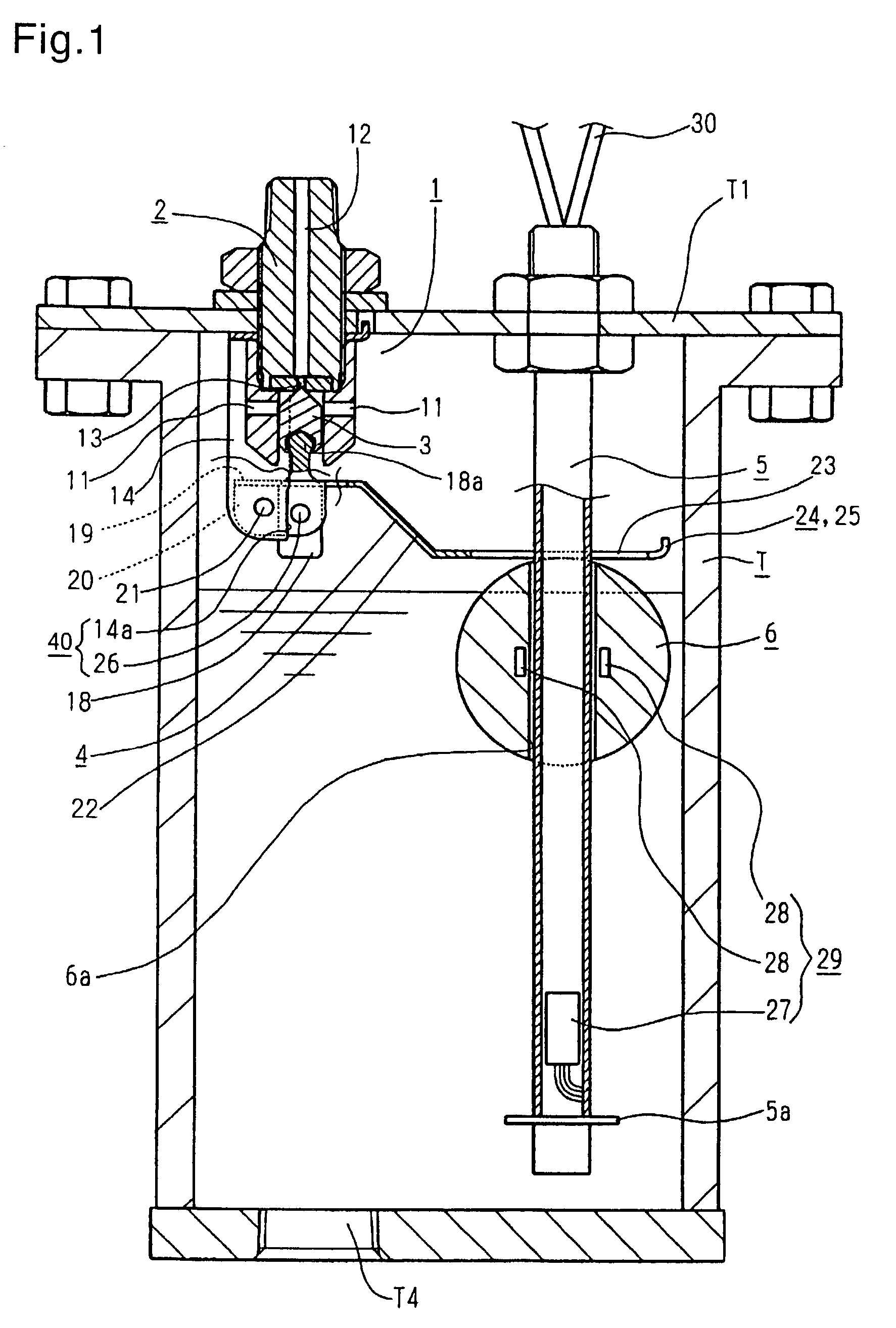 Ball tap with a water level switch