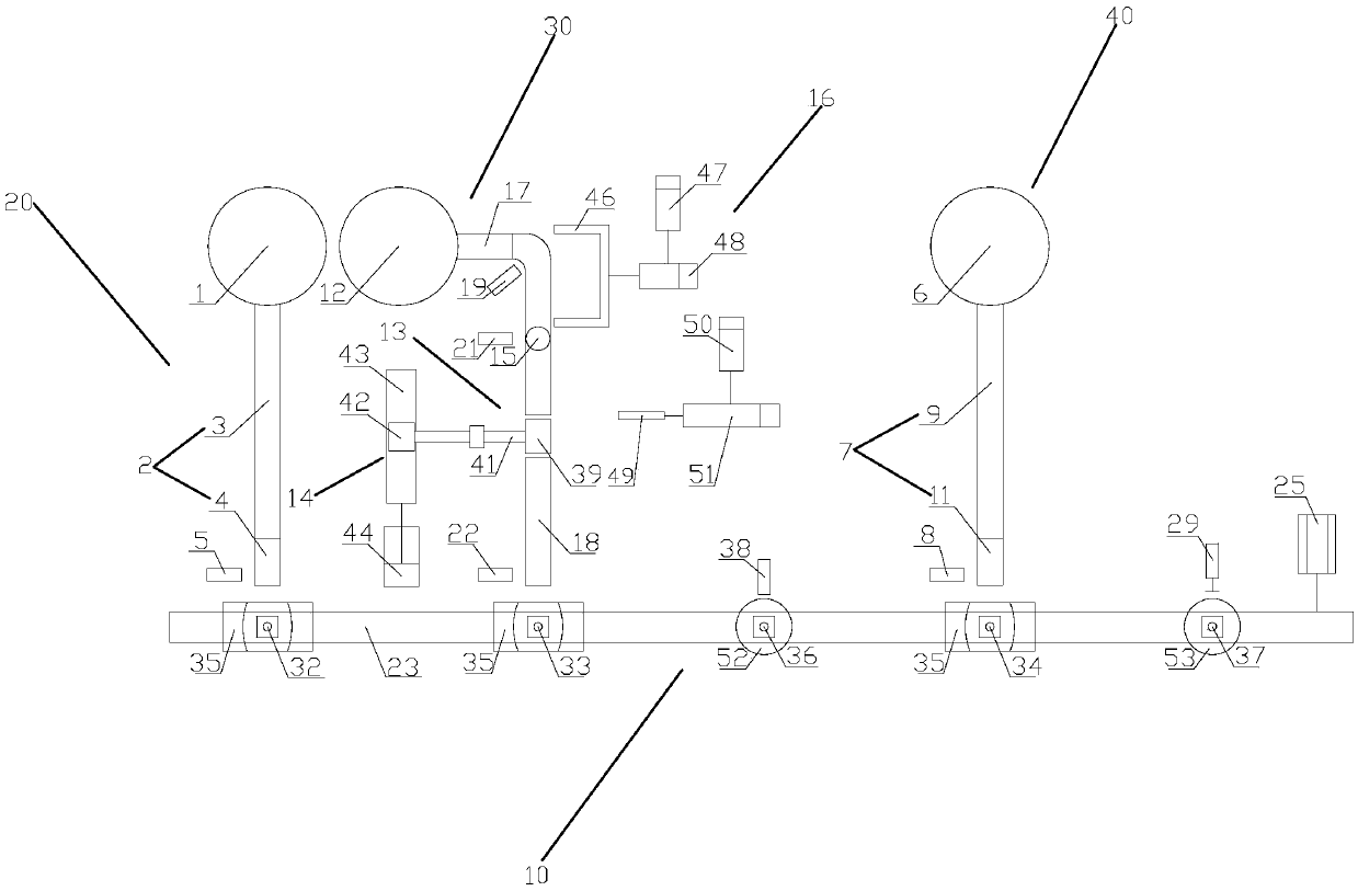 Assembly line for automobile rope wheel lifer pulley assembly and method thereof