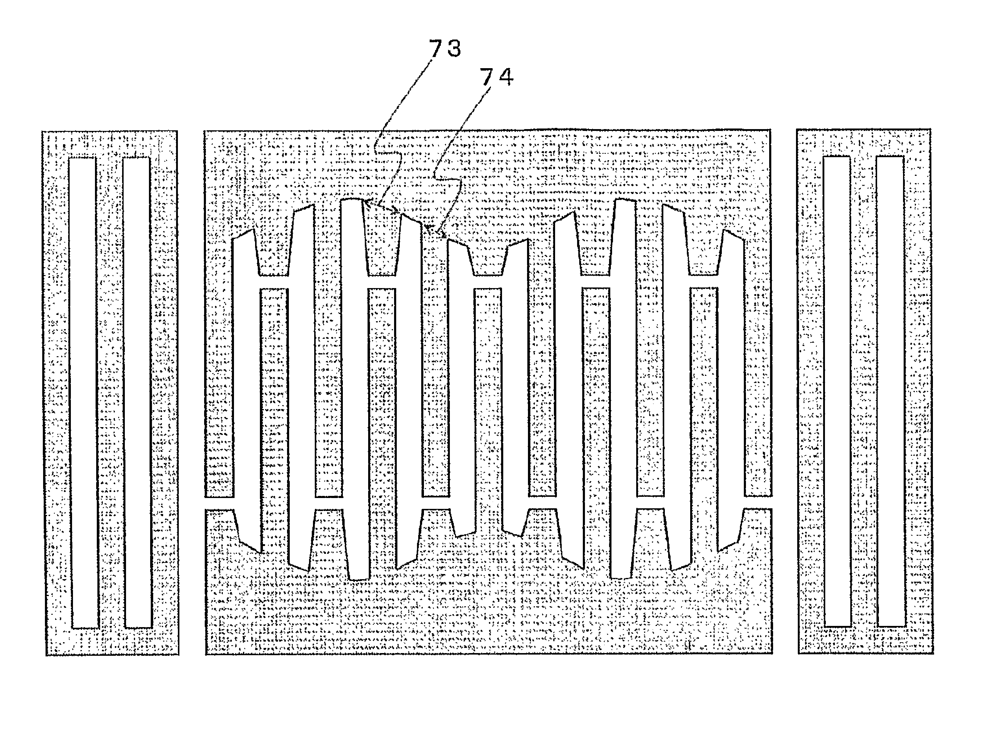 Elastic surface wave device comprising dummy electrodes